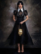 Wednesday Addams Removable White Pointy Collar - Mologoko Couture