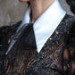 Wednesday Addams Removable White Pointy Collar - Mologoko Couture