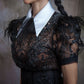 Wednesday Addams Removable White Pointy Collar - Mologoko Couture