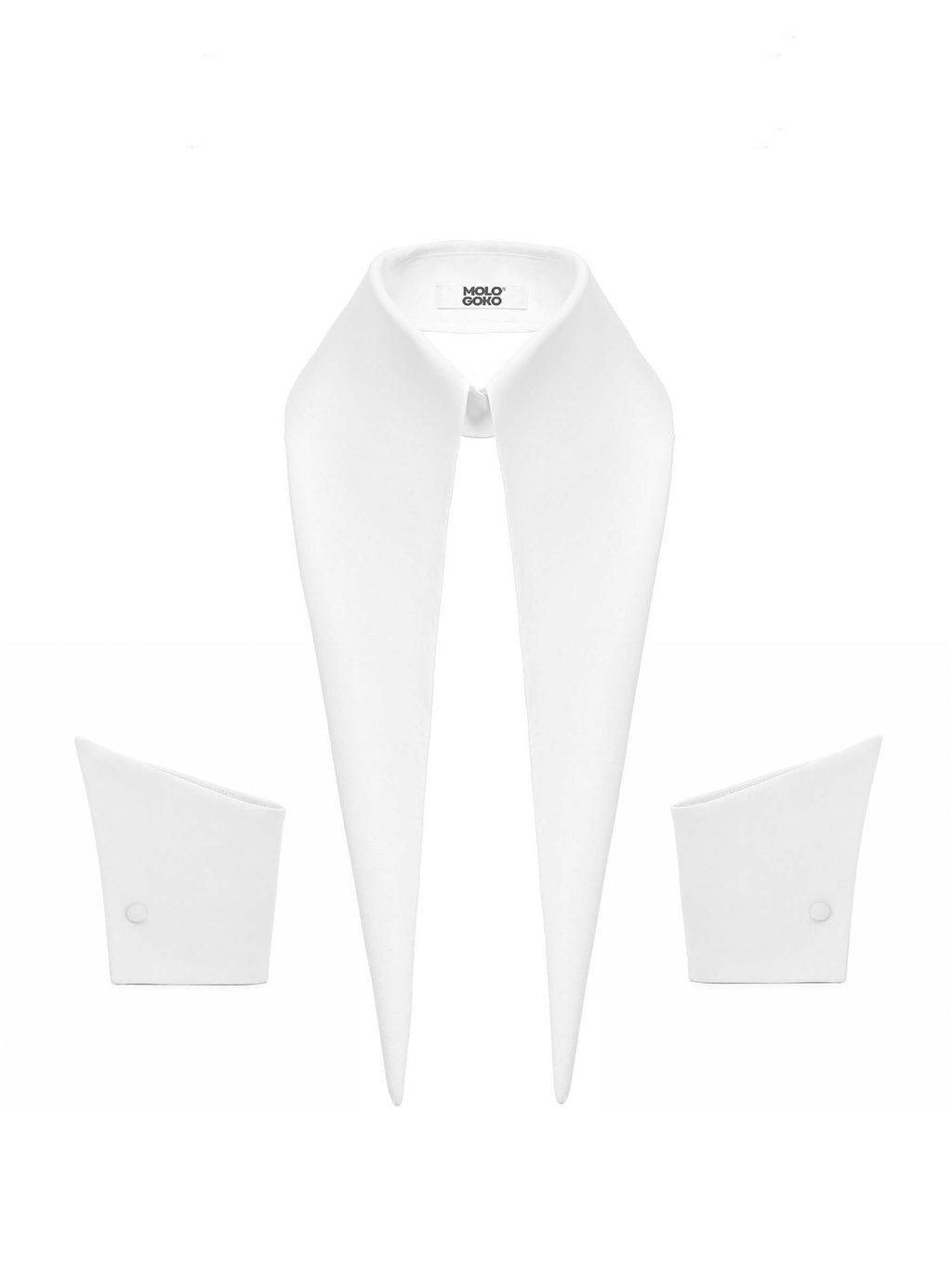 The Baroness 16” Long Detachable Collar Cuffs Set