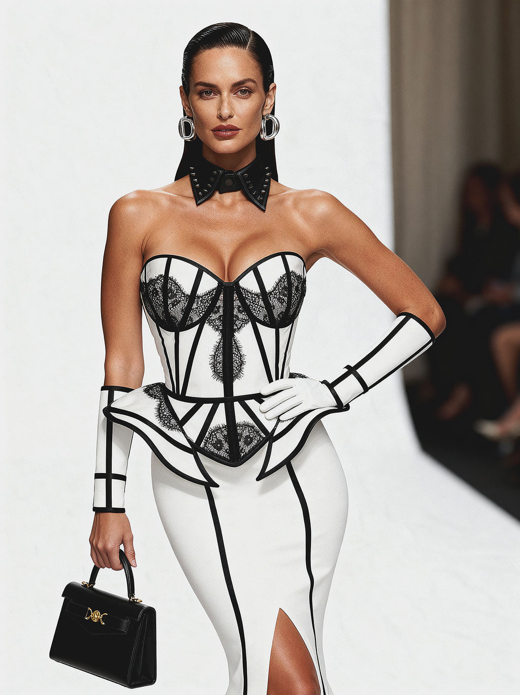 Chapel Window Corset White