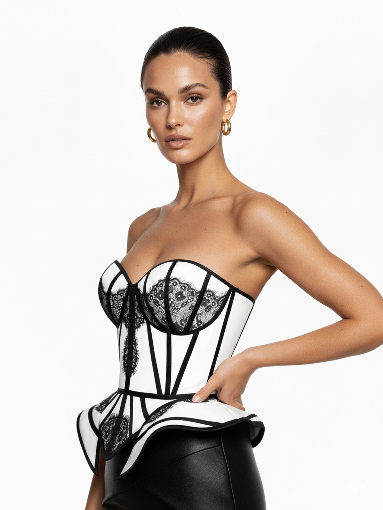 Chapel Window Corset White