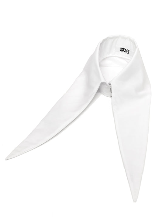 white extra large pointy removable collar