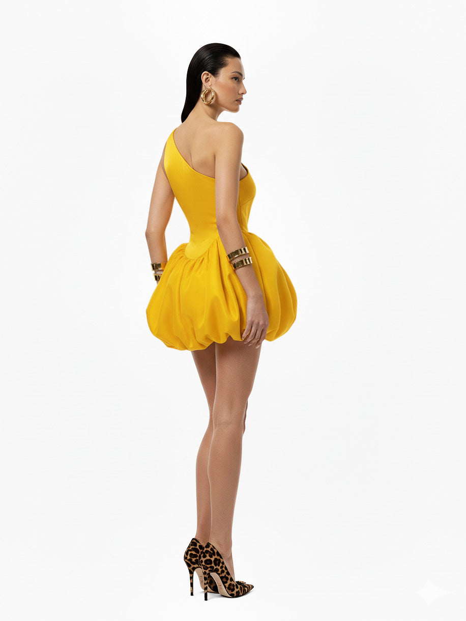 Milana Bubble Skirt Mini Dress