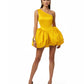 Milana Bubble Skirt Mini Dress