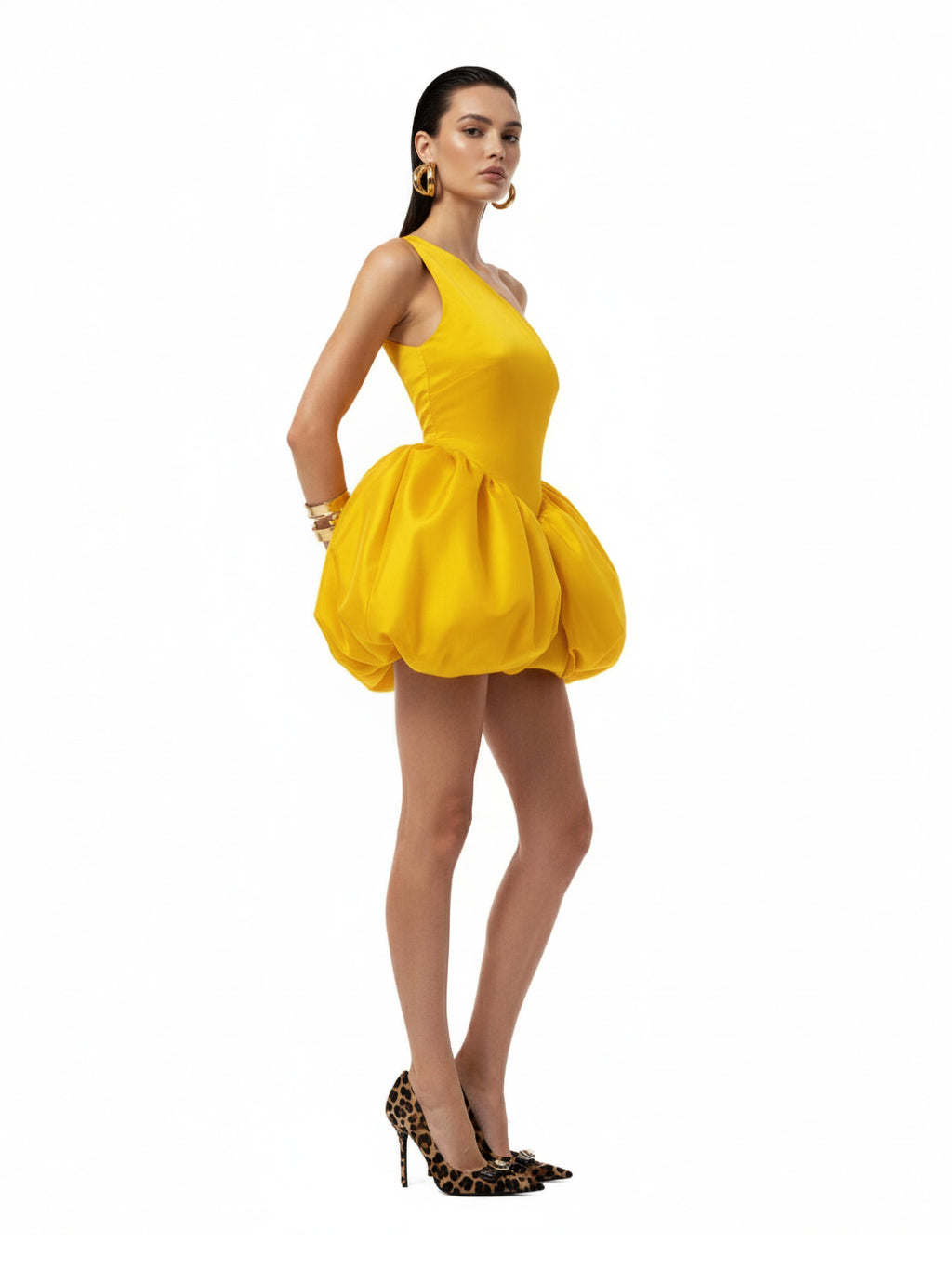 Milana Bubble Skirt Mini Dress