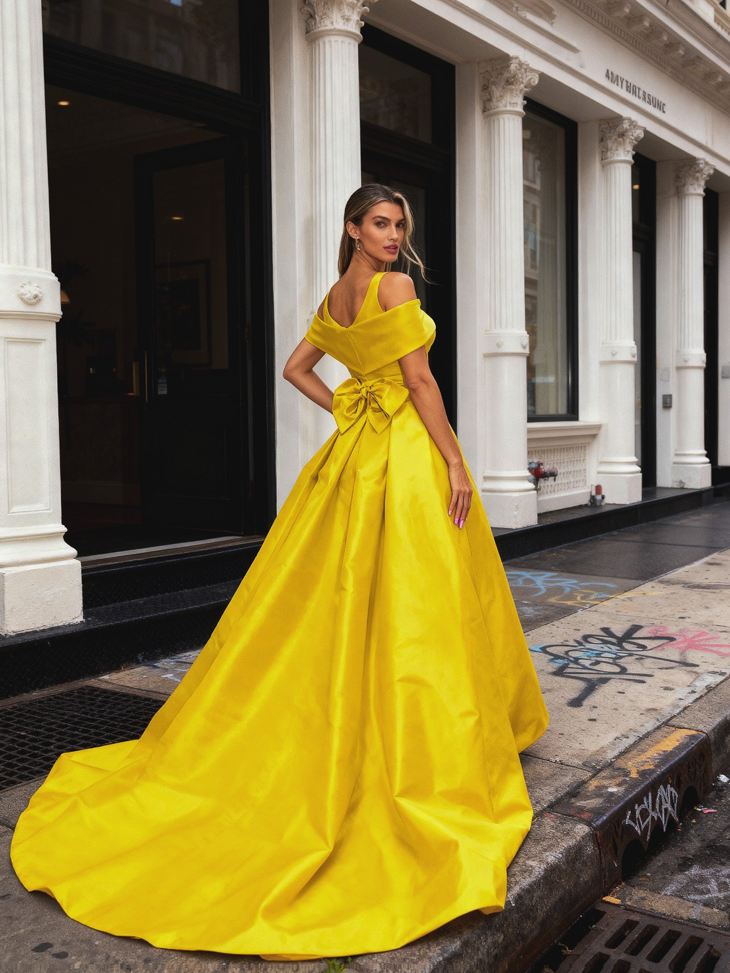 Genevieve Gown 3-piece Set with Overskirt