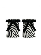 Removable Shirt Cuffs with Velvet Ties