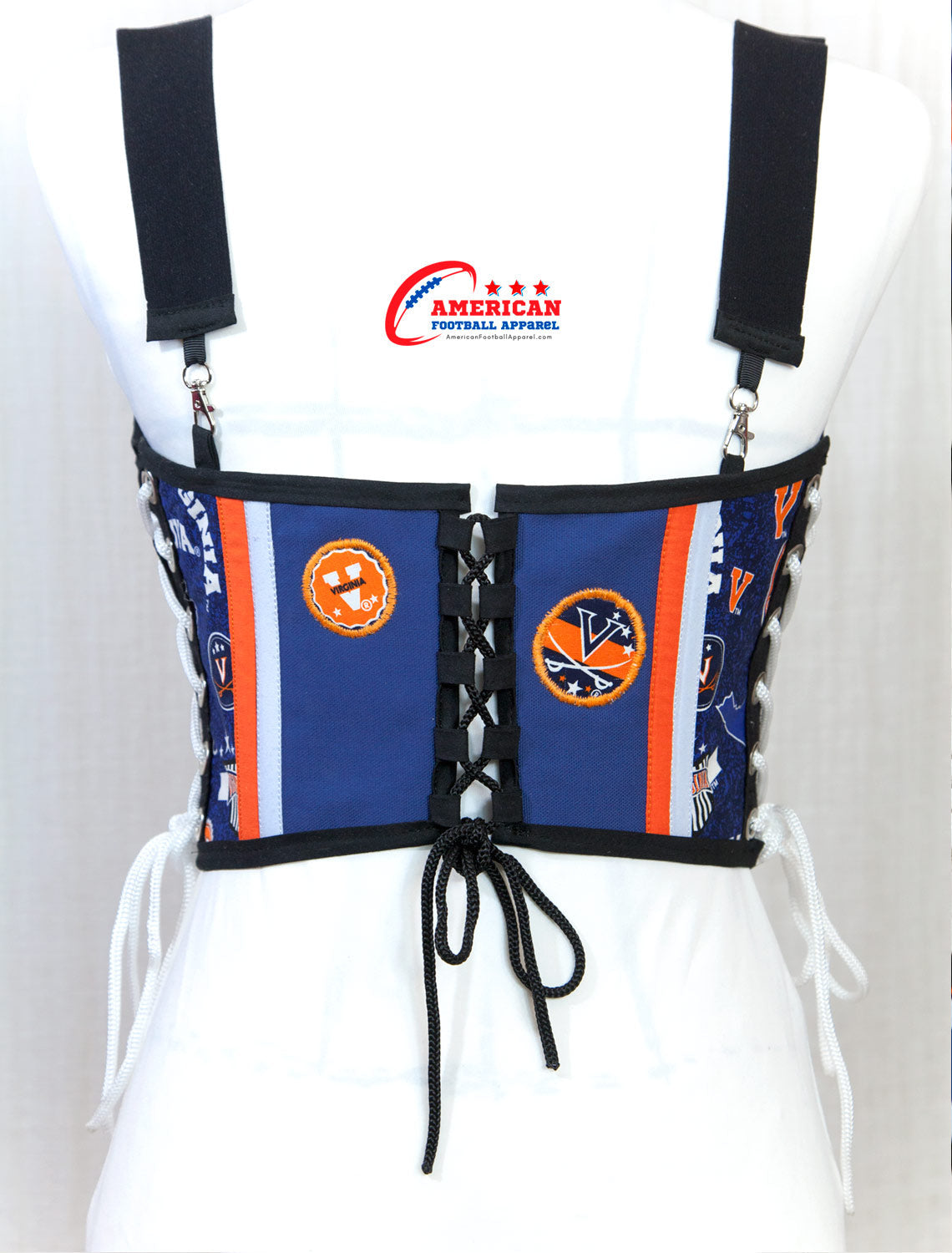 College Football UVA Cavaliers Team Fan Corset Top
