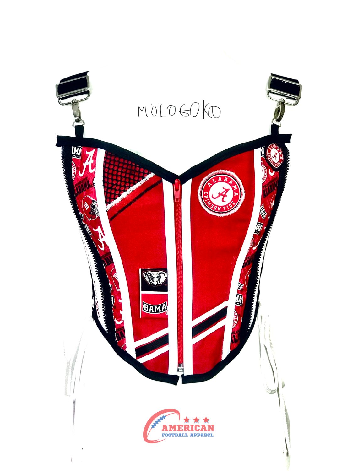 The University of Alabama Crimson Corset Top