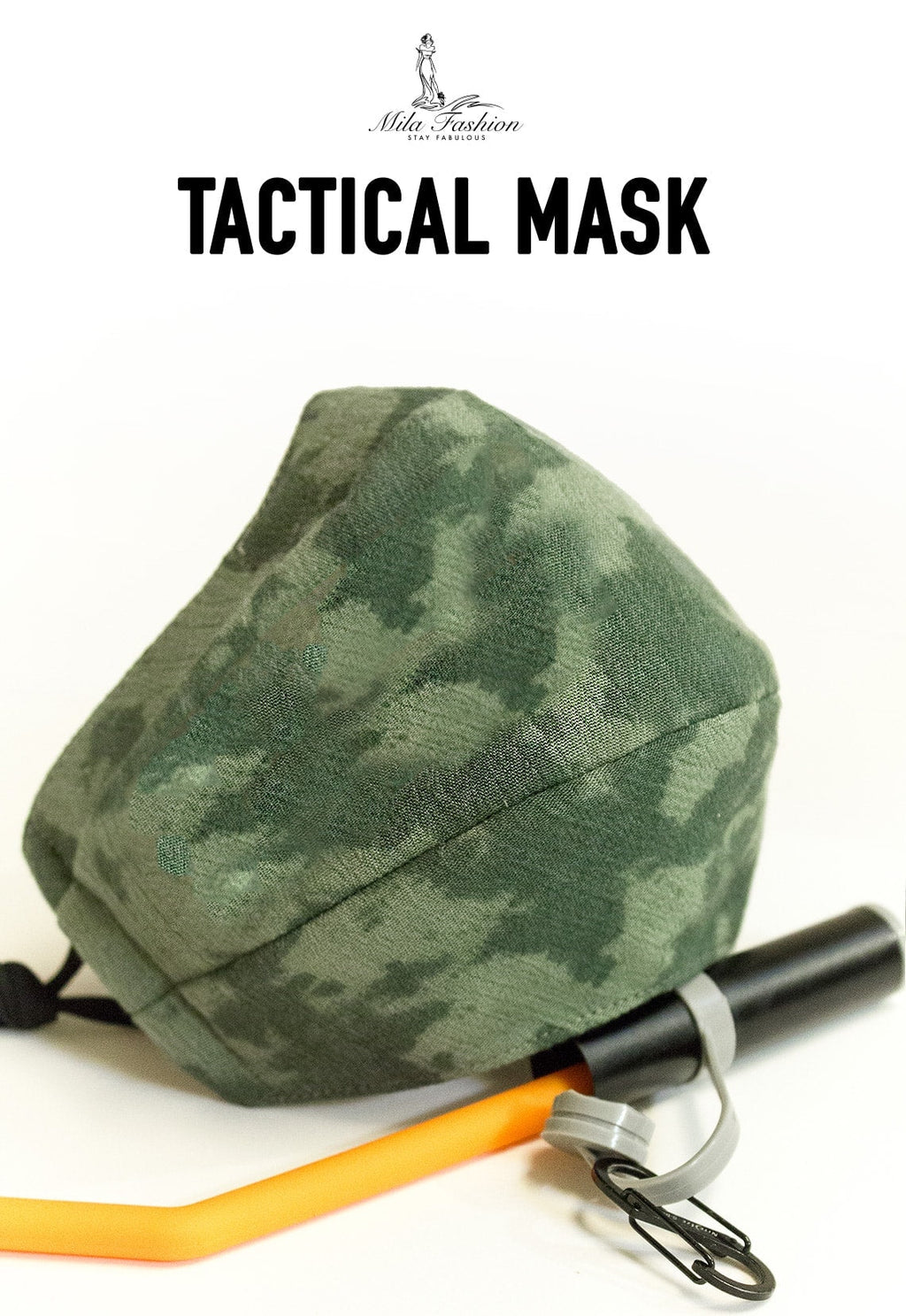 Camouflage 100% Organic Cotton Reusable Full Coverage Facemask For Men XL- XXL – 3XL - Mologoko Couture