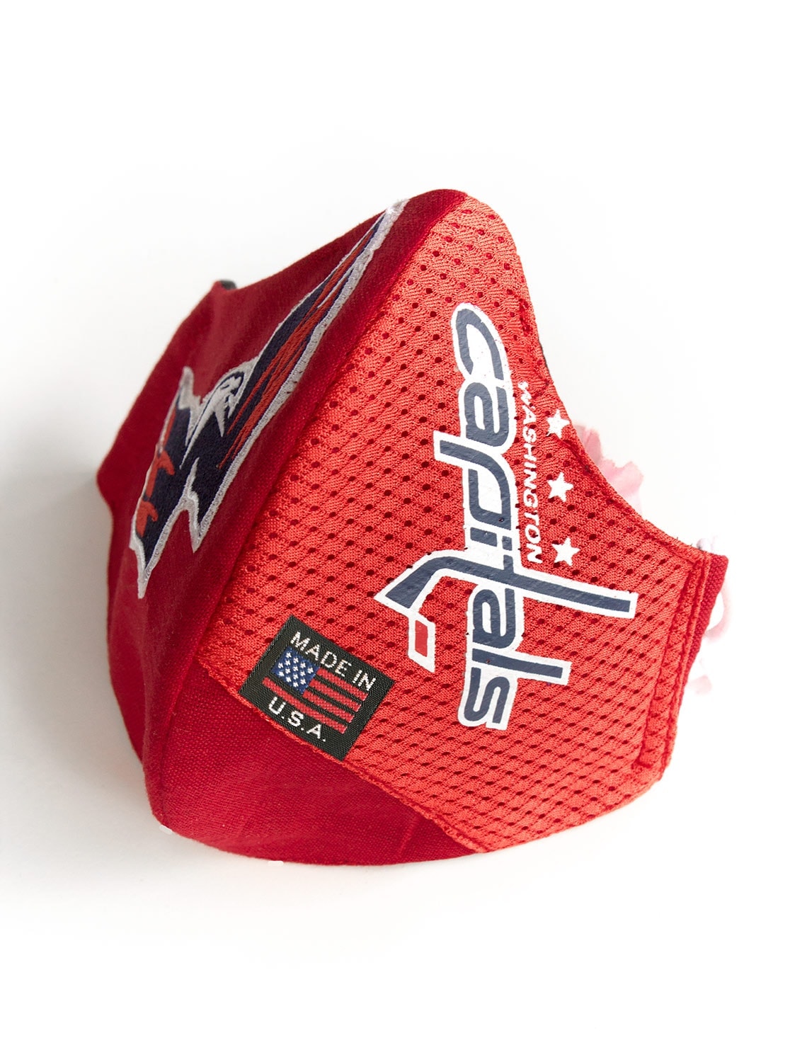 NHL WASHINGTON CAPITALS TEAM: EXTRA LARGE Facemask Filter + Lanyard - Mologoko Couture